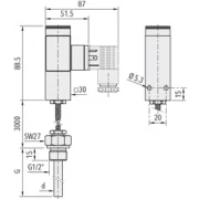 Alternative view of Trafag Blok-thermostaat met 3 mtr. capillair ISP-474