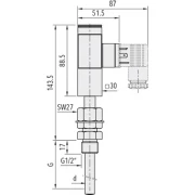 Alternative view of Trafag Blok-thermostaat met vaste dompelbuis ISPT-474