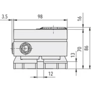 Alternative view of Trafag Buisklem-thermostaat Ministat MSP