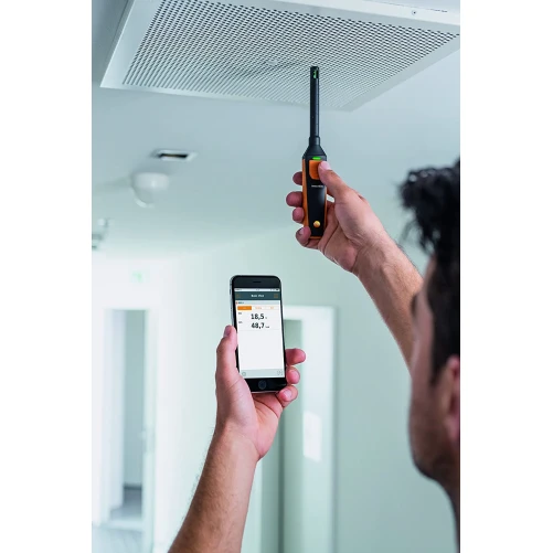 Testo 605i - Thermohygrometer bediend door smartphone - immagine 2