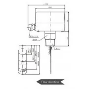 Alternative view of Peddel stromingsschakelaar type: VH780J431LS10110