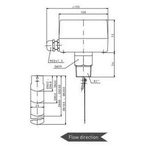 Peddel stromingsschakelaar type: VH780J431LS10110 - obrazek 2