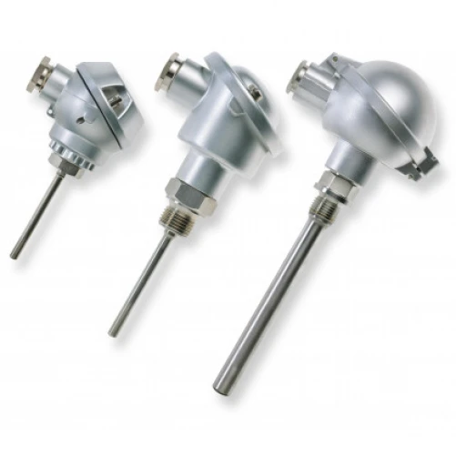 Thermokoppel type: K met DIN-B behuizing incl. RVS seperate dompelbuis TCK