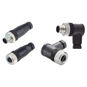 Conector Müller M12x1 con conexión por tornillo