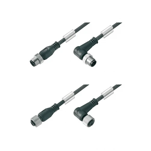 Müller Connector M12x1 met PVC-kabel