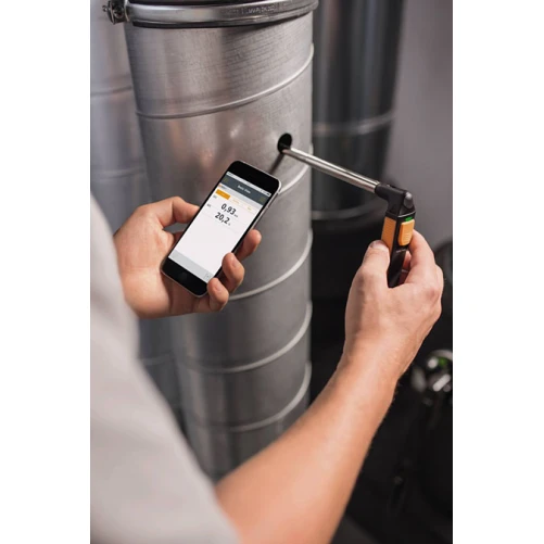 Testo 405i - Thermische windmeter bediend met smartphone - Afbeelding 3