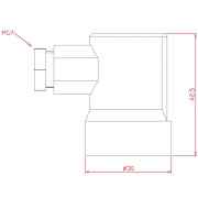 Alternative view of Beschermkap met wartel PG7 voor PF243L, PS245, PFS243, VS245, T27, MS, PS