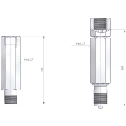 Alternative view of Gauge Syphons - Compact Gauge Syphons | S006.47.203.05