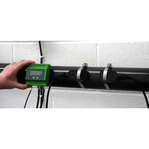 Ultrasone clamp-on warmtestroomflowmeter Type: BFU-100-M-M (50-700 mm) - Billede 2