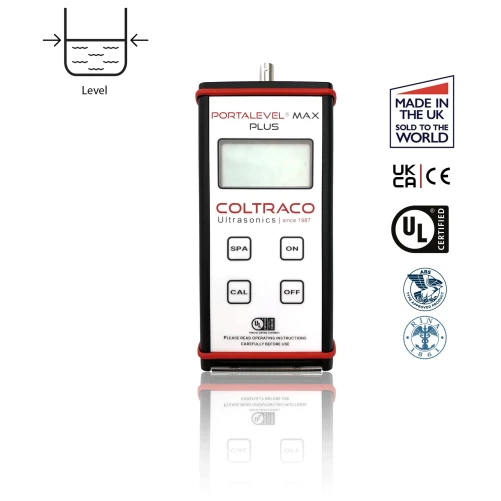 Portable ultrasonic level indicator Portalevel® MAX PLUS