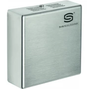 RTF LM235Z i rustfrit stålhus 75x75mm Rumtemperaturføler overflademonteret