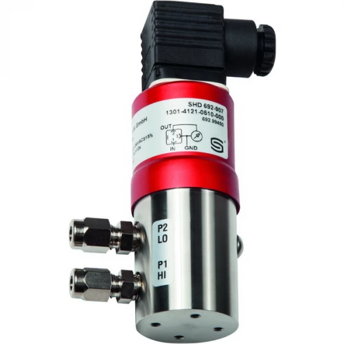 SHD 692-U-916 0...2, 5bar, off 0-10V, 24VAC 18-33VDC Transducteur de pression différentielle avec sortie active