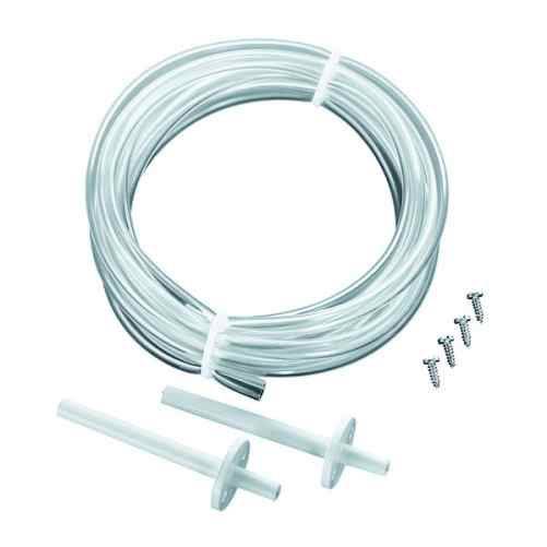 ASD-06 2x aansluitnippel recht, incl. 2 meter PVC slang, Aansluitset voor druk(verschil)opnemer