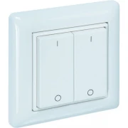 WT-FSE-Vrw Röntgensender, Wandtaster, 2 / 4 Kanäle weiß / matt, Druckblende (kein Fenster)