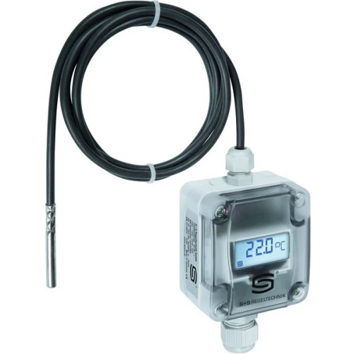 HFTM-U Display Kabeltemperatuuropnemer instelbaar, met doorzichtig deksel+wegklapbaar display