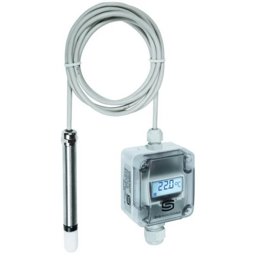 RPTM1-Modbus Display Ruimte-pendeltemperatuursensor met Modbus RTU, incl. Y-adapter