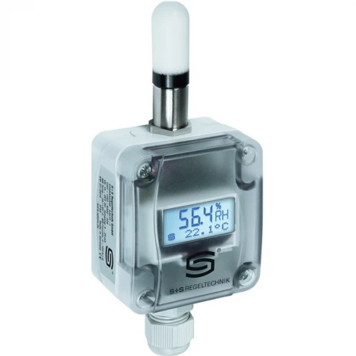 AFTF-SD-Modbus Display, Buitenopn. vocht- & temperatuursensor met Modbus RTU, incl. Y-adapter