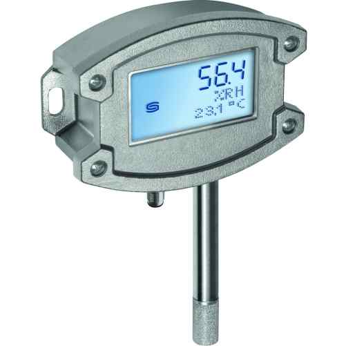 AFTF-20-I VAQ Display, 4...20mA, ±1, 8%, tomada de chassis 5P para M12, caixa de aço inoxidável, IP67