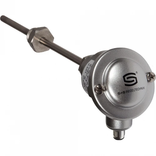 ETF6 Pt100 (4-draads) 100 / 80mm Q, chassisdeel voor M12-stekker, inschroefsensor met afstandsstuk