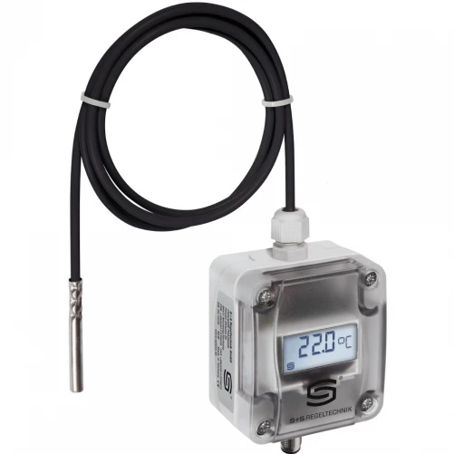 HFTM-I Q Display, 4...20mA, terminale a telaio 5P per M12, sensore di temperatura a cavo