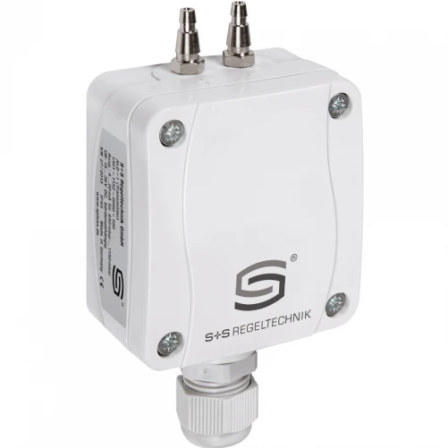 PREMASGARD 2110 0...100pa (+ / -), 4...20mA / 0-10V, pressure connection above, differential pressure sensor