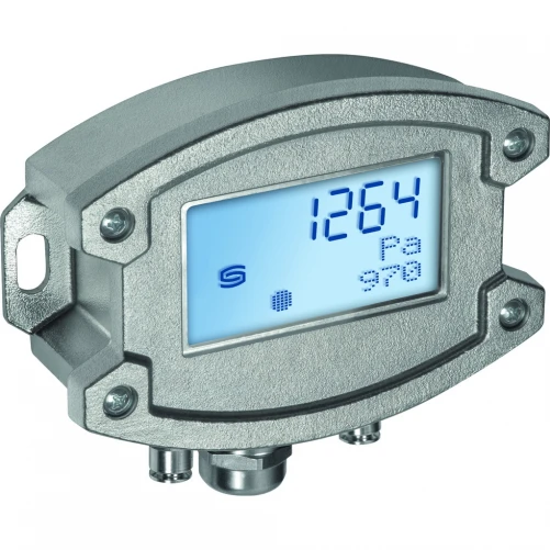 Premasreg 7115-U VA Display 0-10V & 1xSwitch, with cable gland, stainless steel housing, IP67, pressure sensor