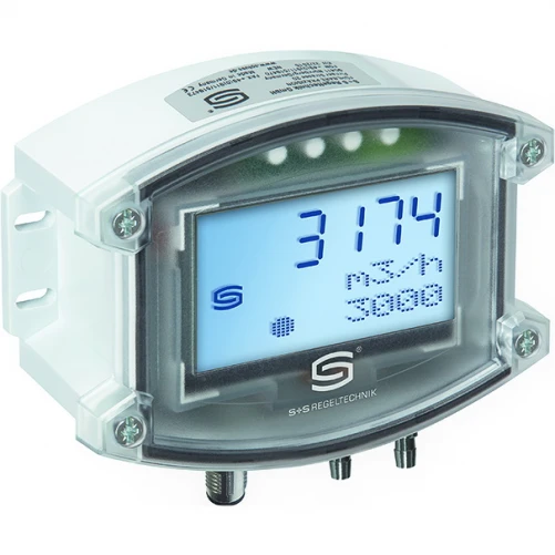 Premasreg 7165-U Display Q, 0-10V e 1xCambio, parte del telaio per spina M12, custodia in acciaio inox, IP67