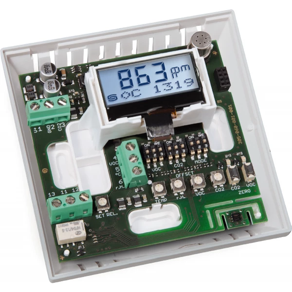 RCO2-W-Display Ruimte-CO2-opnemer 0...2000 / 5000ppm, wisselcontact (instelbaar) & display, BALDUR II – Bild 2