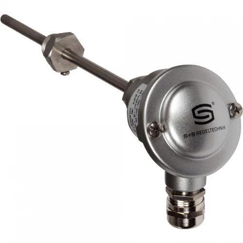 RGTF2 PT1000 100 / 80mm KV met kabelwartel, rookgastemperatuursensor met afstandsstuk