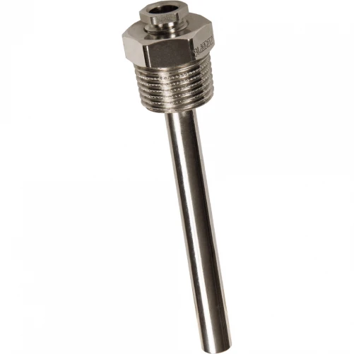 THE-MS-50mm Brass immersion tube, 50mm, M12 x 1, 5