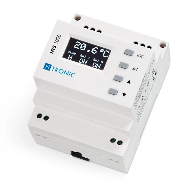 H-Tronic temperatuurschakelaar HTS 1000 DIN-rail | 2 x potentiaalvrije relais (wisselcontacten) – Bild 3