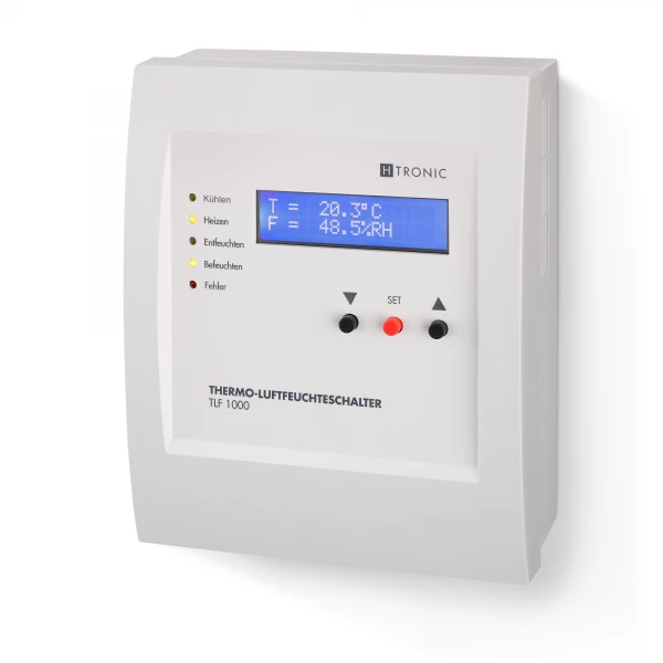 H-Tronic temperatuur-vochtigheidsschakelaar (verwarmingsregeling, klimaatregeling, vochtigheidsregeling, kasregeling) TLF1000 - obrazek 2