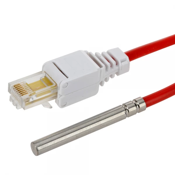 Sensore di temperatura H-Tronic TS 7 (DS18B20 con RJ45), adatto per TS (M) 125 e TS2125