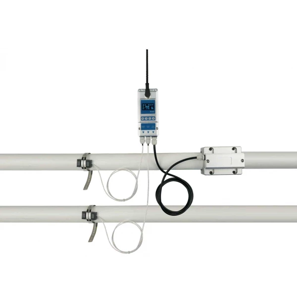 Ultrasone stromingsmeter, remote display, hoge leiding temperaturen