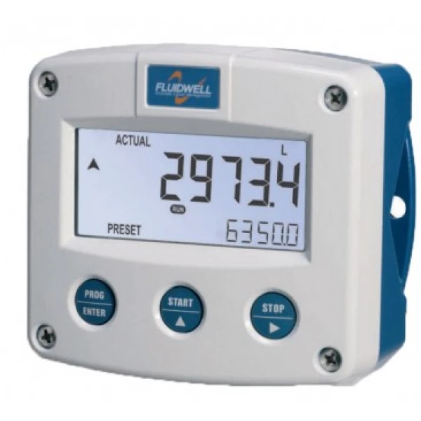 Fluidwell Serie F - F018 Intrínsecamente seguro - Controlador / totalizador de caudal