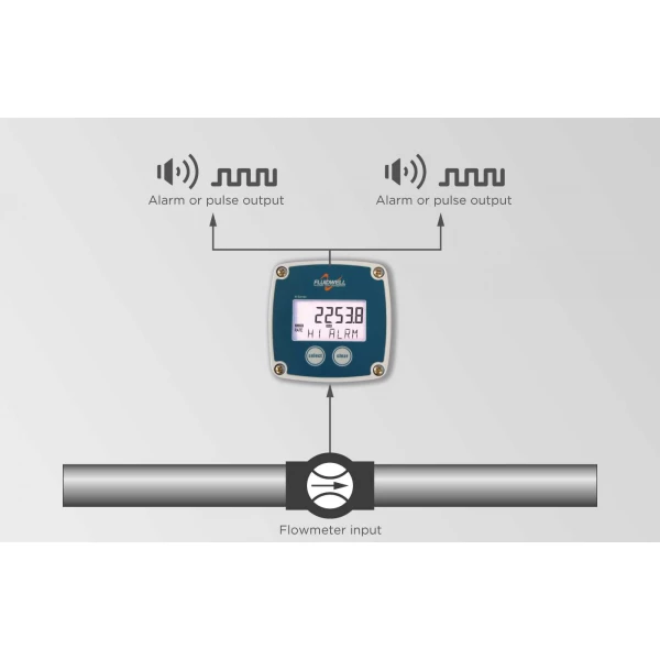 Fluidwell B Series - B-ALERT Basic - Flow rate Monitor / Totalizer – Image 3