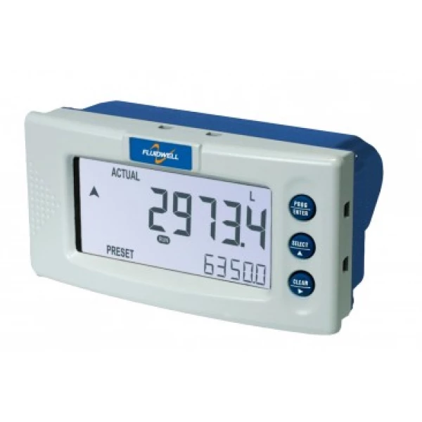 Fluidwell batchcontroller D-Series - D030-P (pulsingang, 1 traps relaisuitgang)