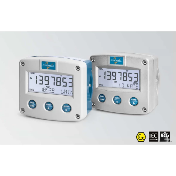 Fluidwell F Series - F113 Intrinsically Safe - Flow rate Monitor / Totalizer