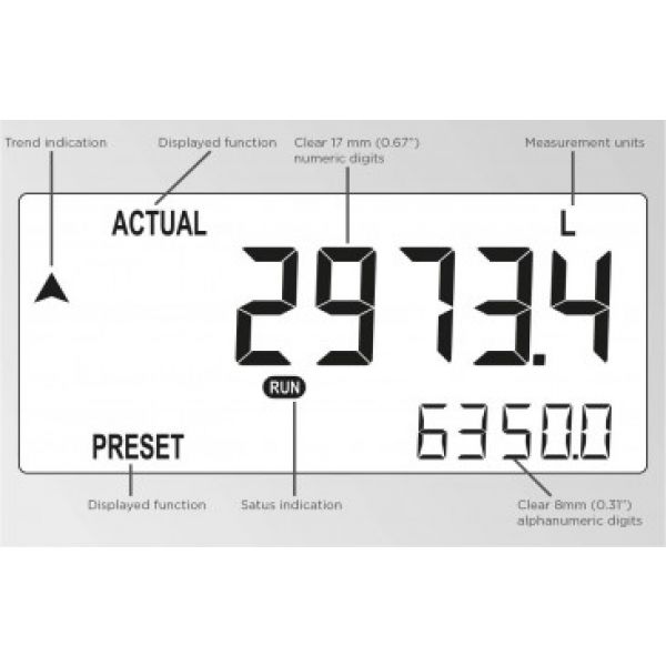 Fluidwell batchcontroller F-Series - F130-P (pulsingang, 2 traps relaisuitgangen) - Bild 3