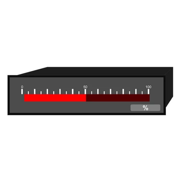 Digital indicator bar graph 30 segments BHO3.BVO3 | 96 x 24