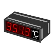 Grote digitale indicator, hoogte karakters 57/100/200 mm Frequentie