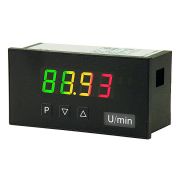 Indicateur digital - signal standard courant/tension DC, hauteur caractères 14 mm M1 tricolore | 96 x 48