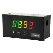 Digital indicator - DC current/voltage standard signal, height characters 14 mm M1 tricolour | 96 x 48