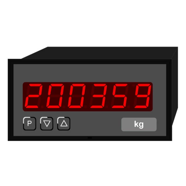 Indicateur numérique - compteur, hauteur caractères 14 mm PC6 | 96 x 48