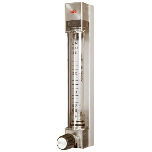 Variable Area (VA) Flowmeter serie 1200 SVC (165 MM met valve), Flow rate 16-160 ml/min.