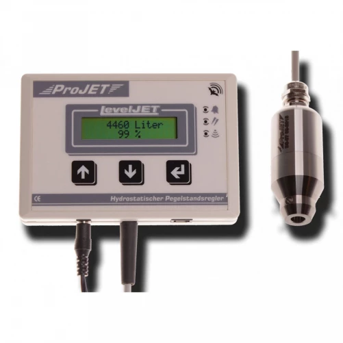 Hydrostatische niveauregeling en indicator 10 mtr kabel | LevelJET-PM