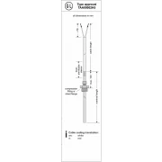 Alternative view of Pt100 insteek temperatuursensor met GL-keur type: WT-K1G