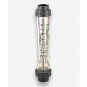 Visuel flowmåler Type: HT | 0,6 - 6,4 m3/h vand PVC 50 mm tilslutning