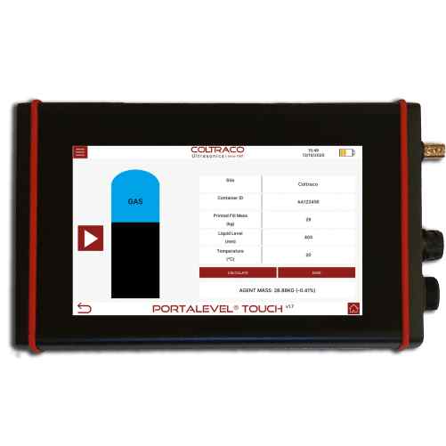 Portalevel® Touch  Brandcilinderniveau- indicator met geïntegreerde gewichtcalculator - Billede 5