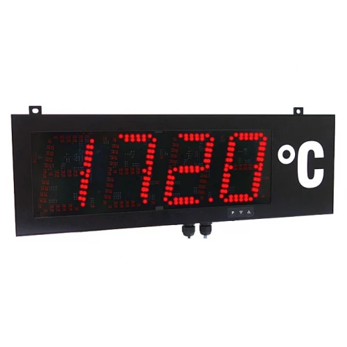 Large digital indicator, counter, height characters 100mm with universal input and two relays